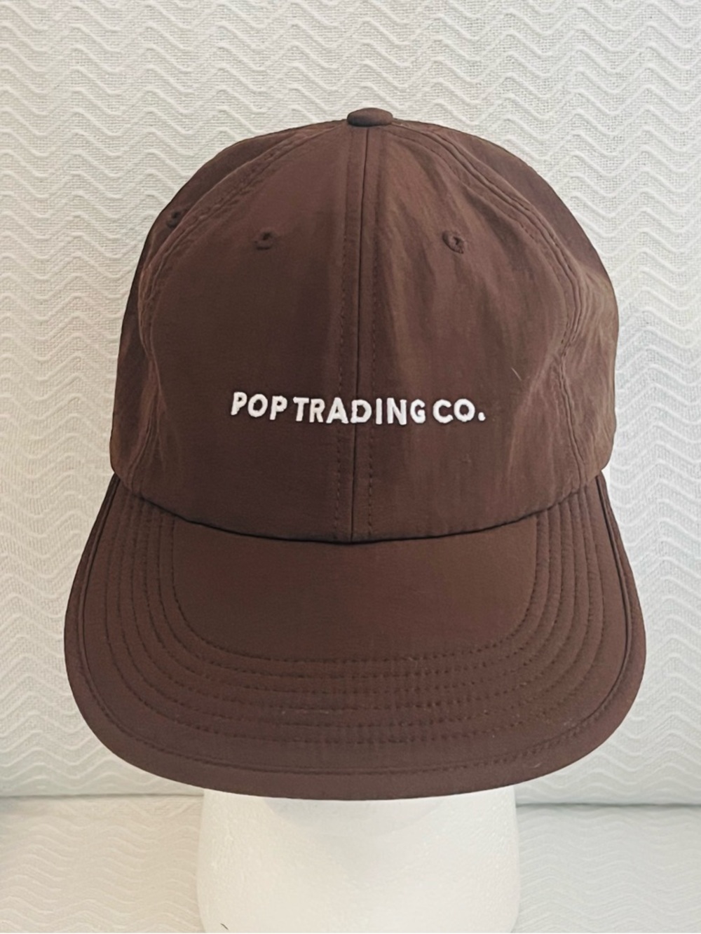 Pop Trading co. Featuring soft bill Brown Baseball Cap